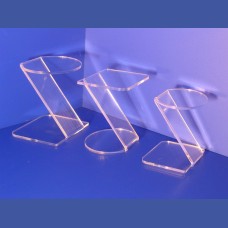 REPISA  en "Z" reversible balda rectangulo u ovalo, altura 175 mm<br>Medidas: Bases 220x165 mm<br>